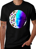 Geometric Venus Graphic Tee - Modern Art Shirt