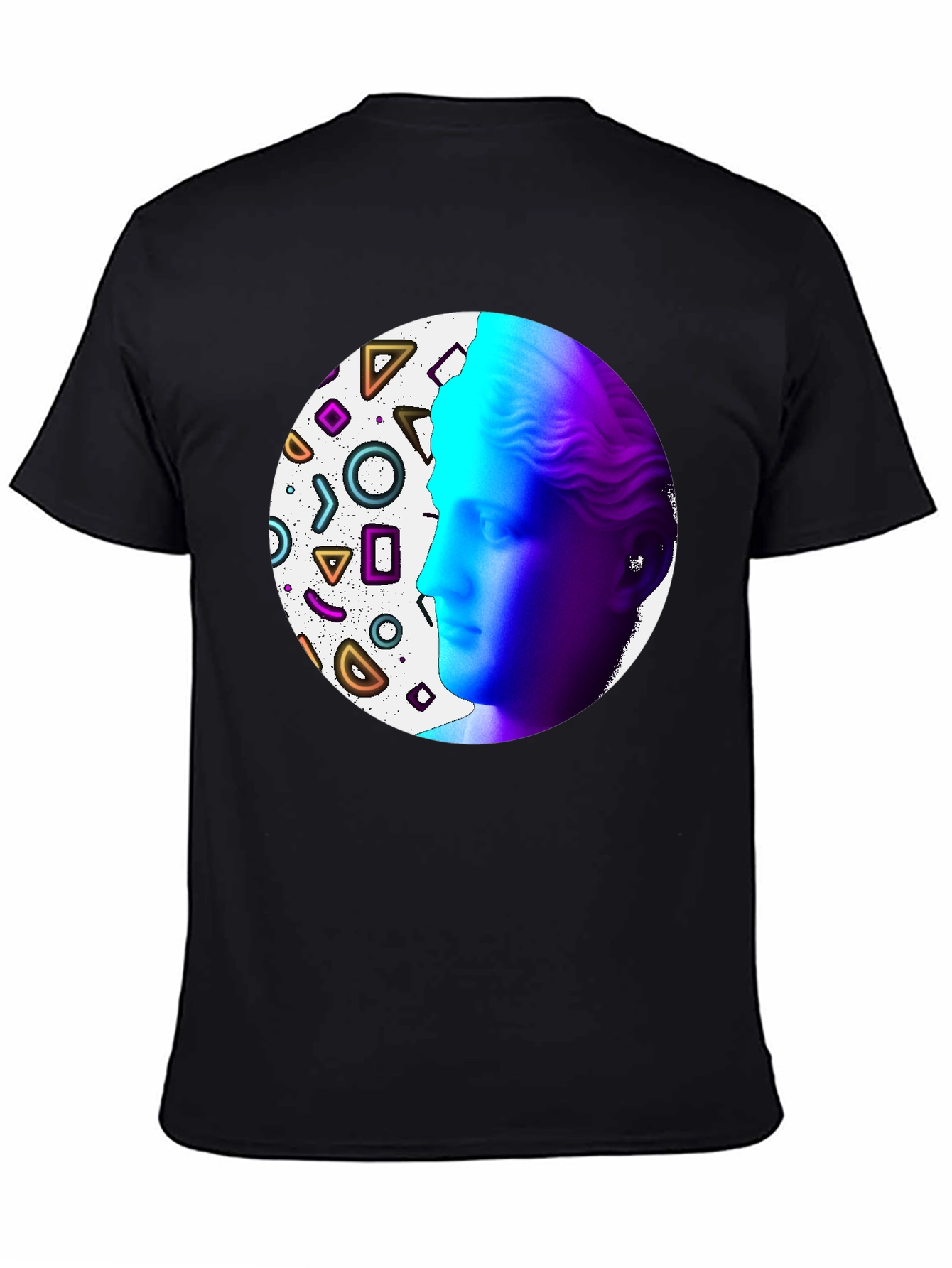 Geometric Venus Graphic Tee - Modern Art Shirt