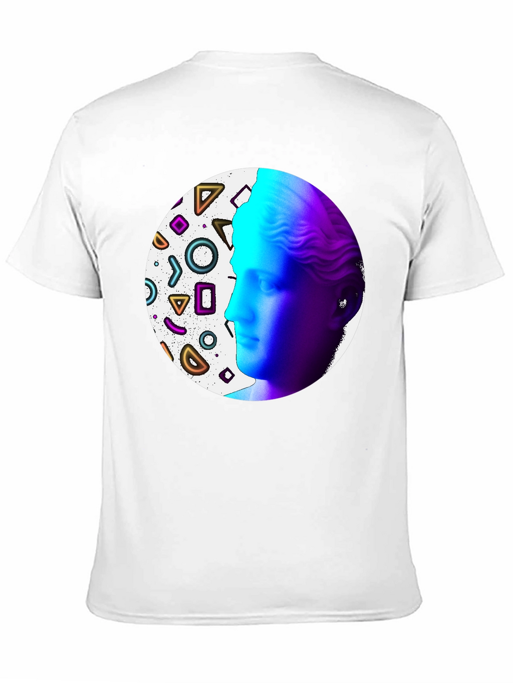 Geometric Venus Graphic Tee - Modern Art Shirt