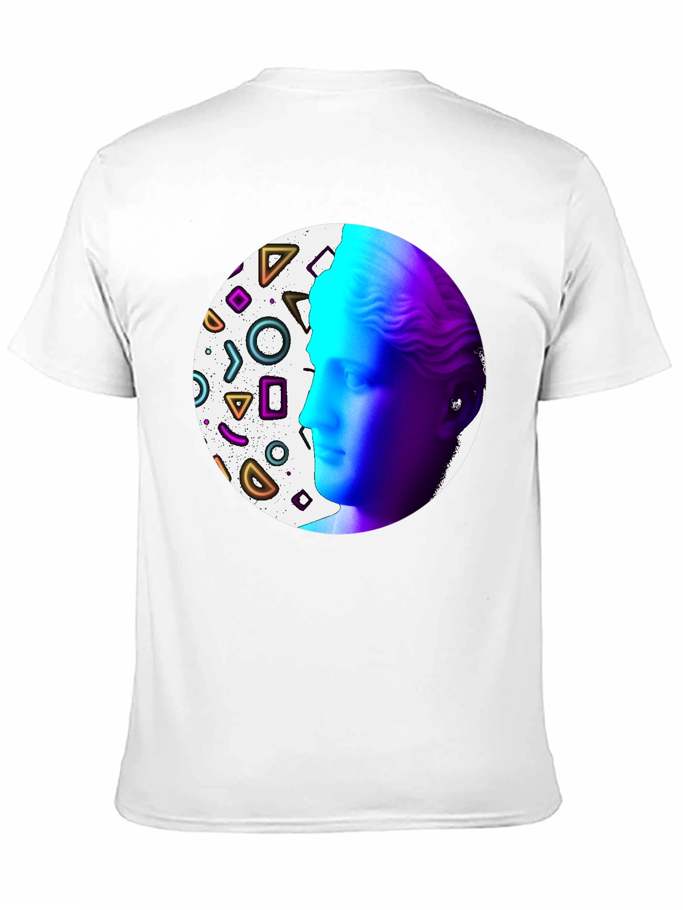 Geometric Venus Graphic Tee - Modern Art Shirt