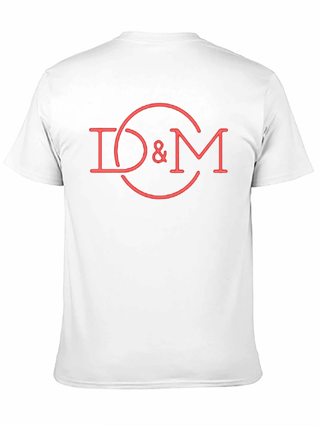 D&M Red Graphic Tee - Cool Casual Cotton T-Shirt