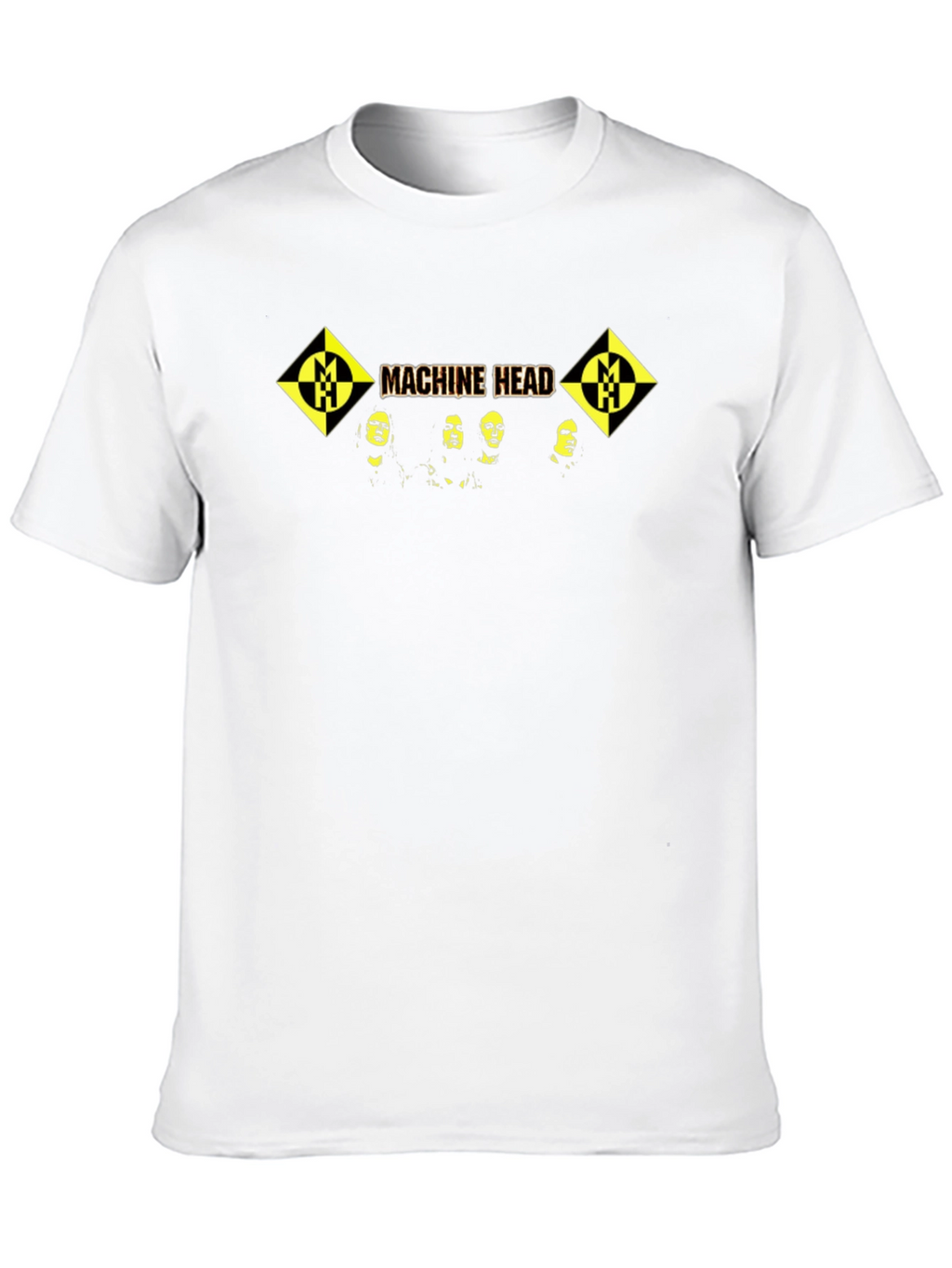 Machine Head Band Graphic Black T-Shirt