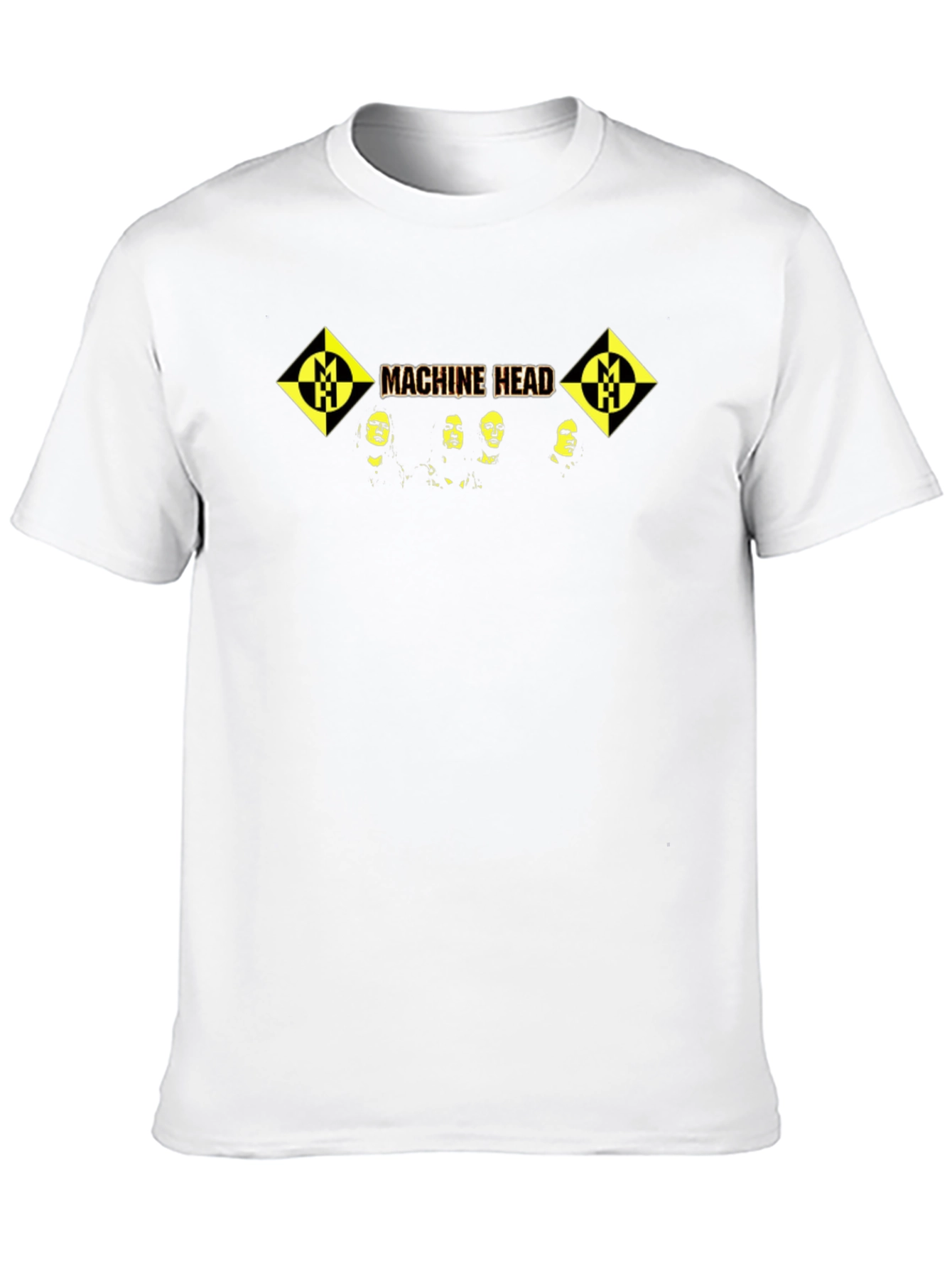 Machine Head Band Graphic Black T-Shirt
