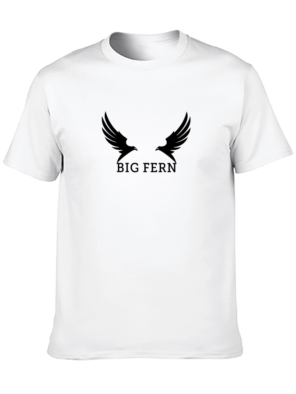 Big Fern Graphic Black T-Shirt