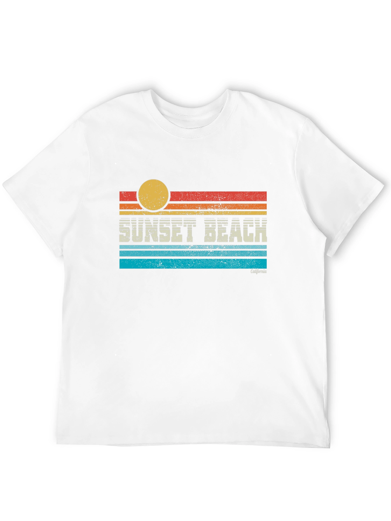 Sunset Beach California Graphic T-Shirt