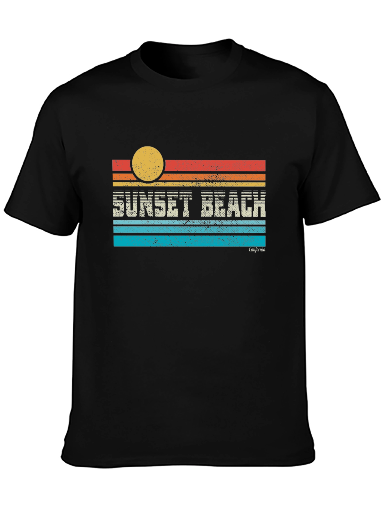 Sunset Beach California Graphic T-Shirt