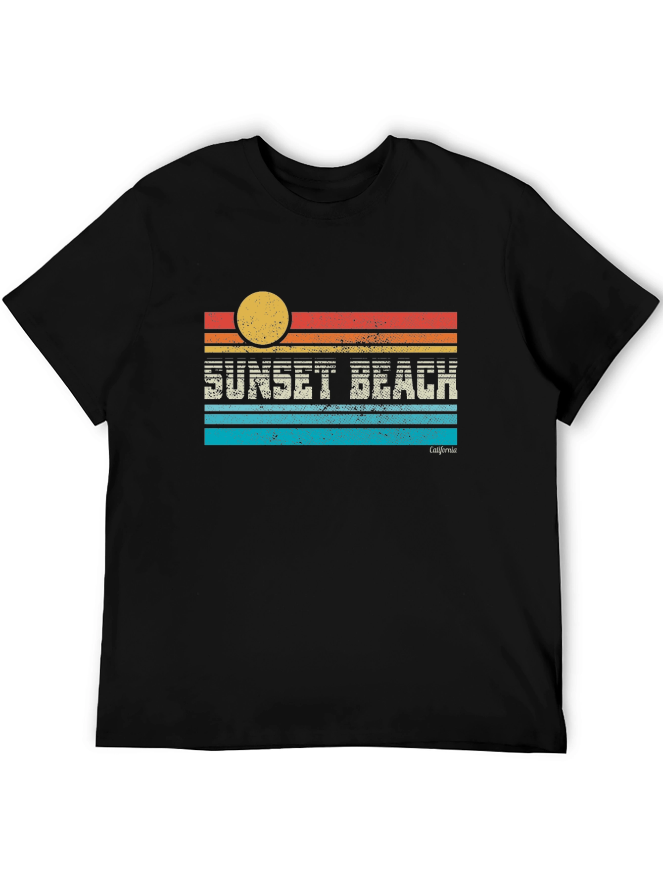 Sunset Beach California Graphic T-Shirt