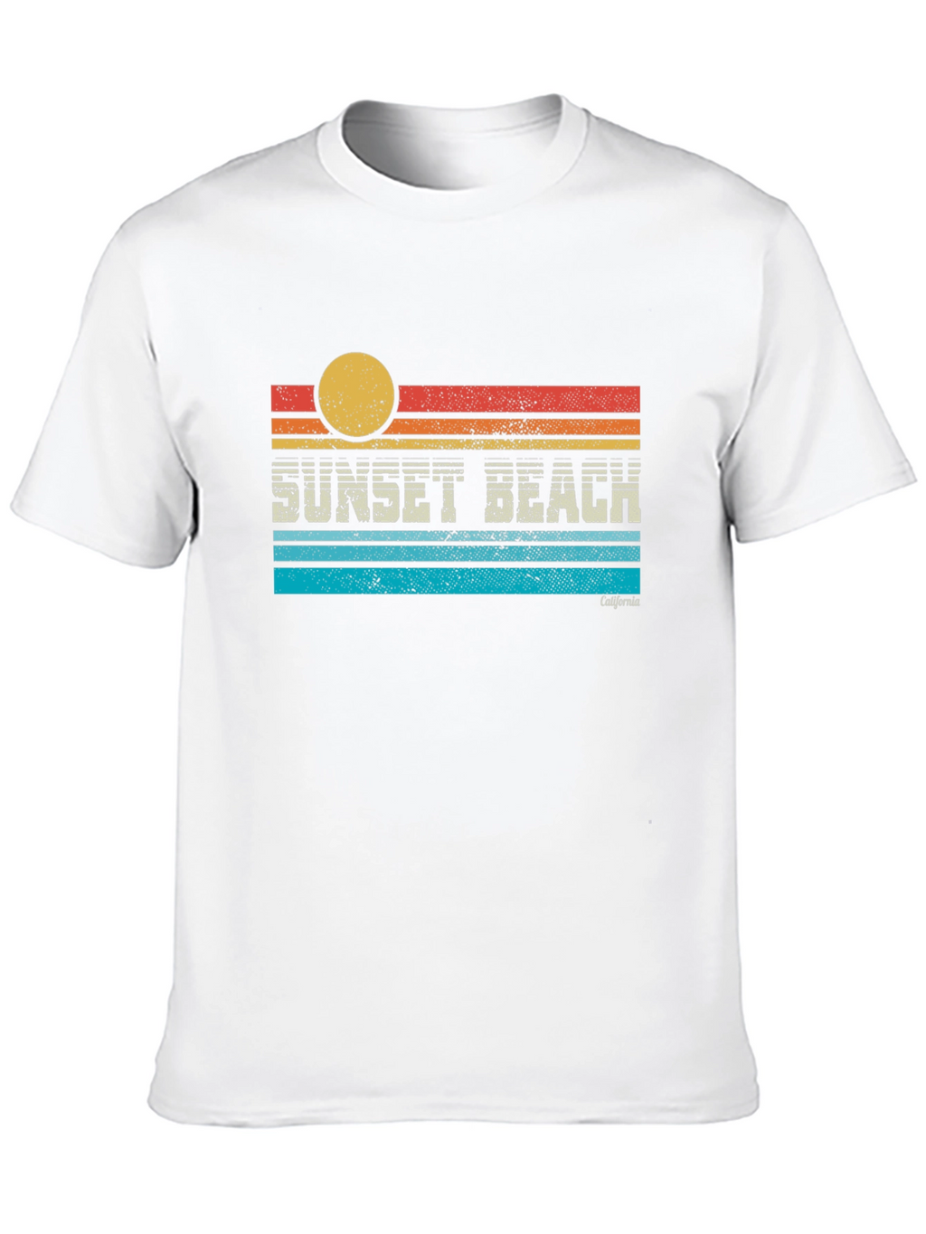 Sunset Beach California Graphic T-Shirt