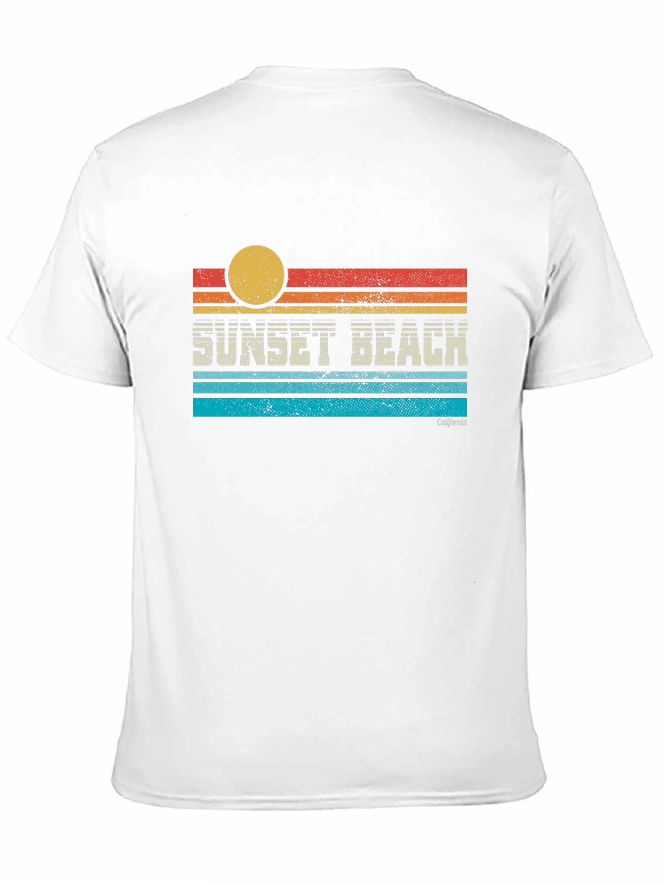 Sunset Beach California Graphic T-Shirt