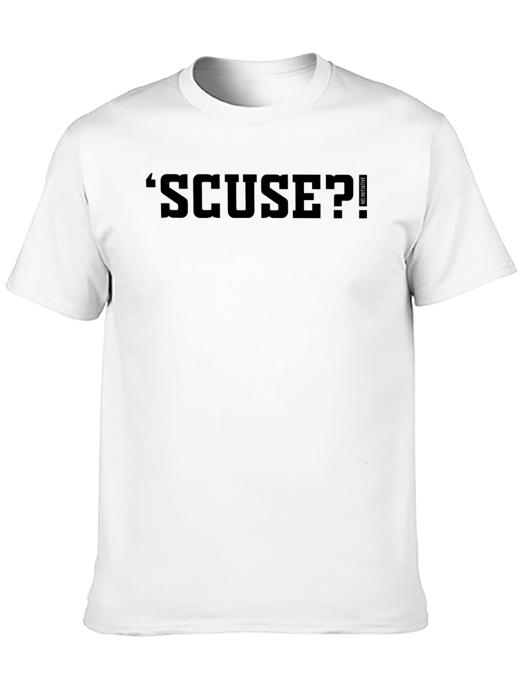 Black SCUSE? Graphic Tee - No Initiative