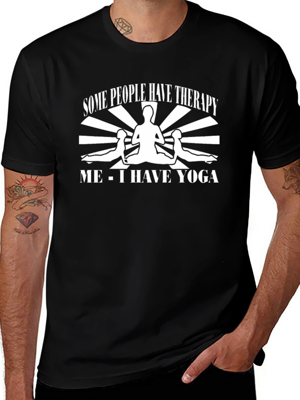 Yoga Therapy T-Shirt Funny Yoga Tee