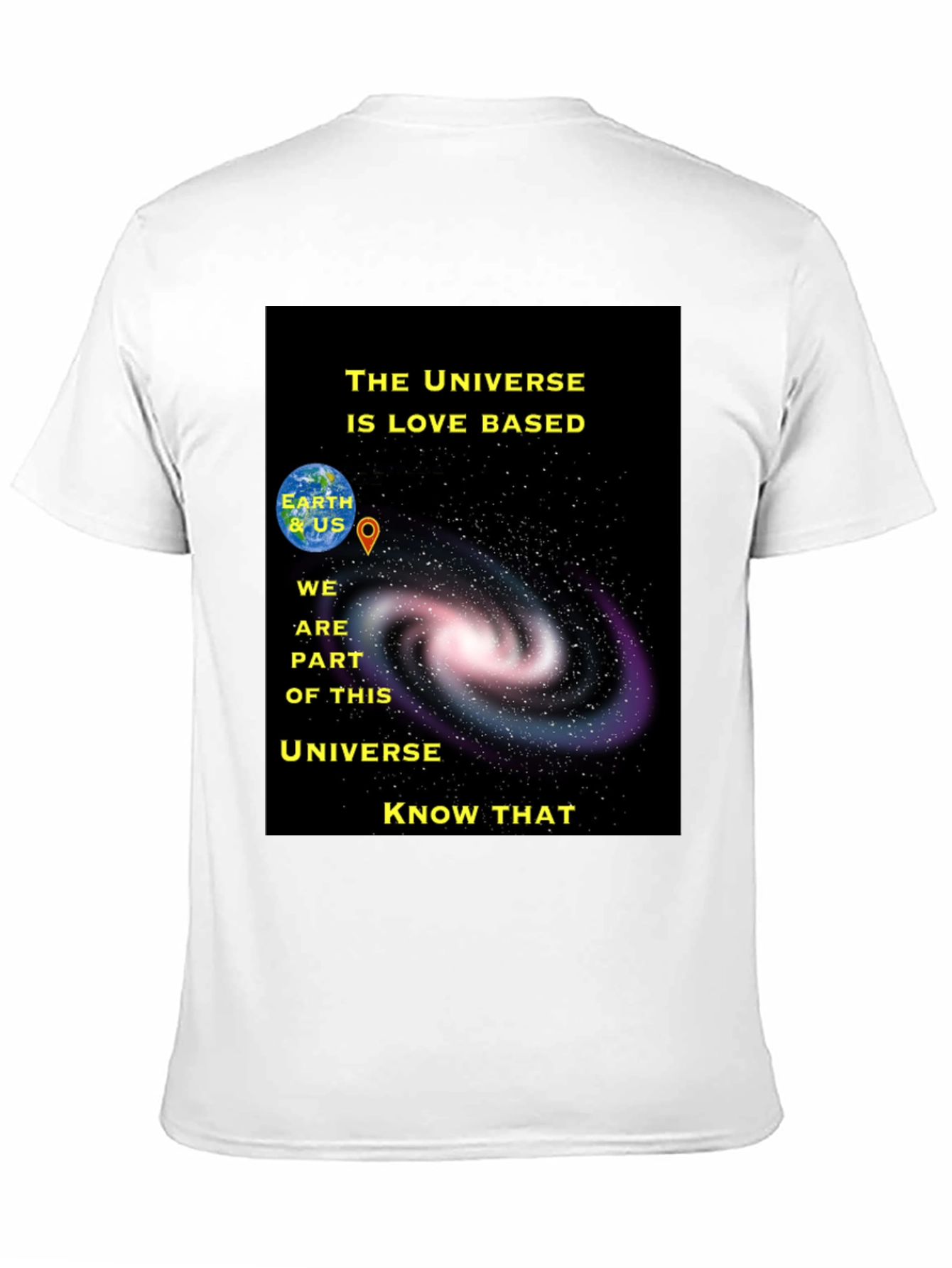 Universe Love Based Graphic T-Shirt