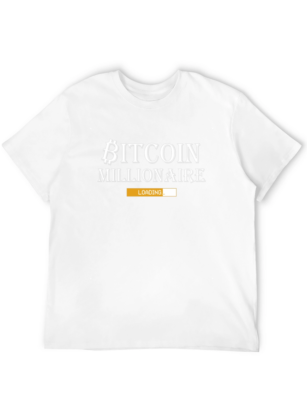 Bitcoin Millionaire Loading Graphic Tee