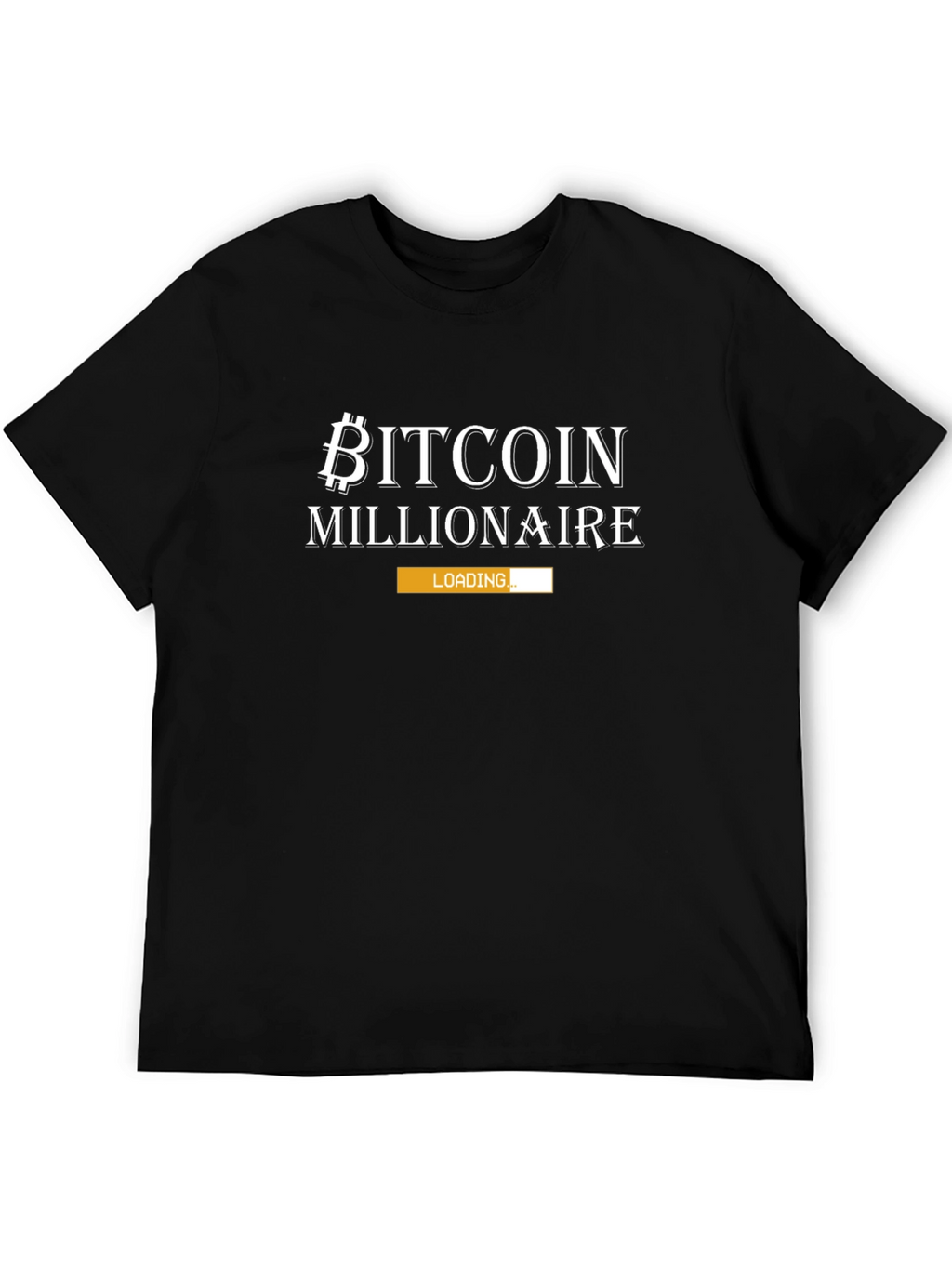 Bitcoin Millionaire Loading Graphic Tee