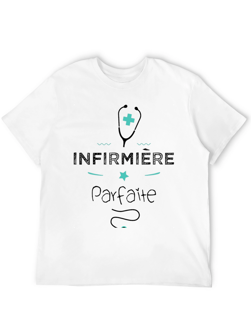Infirmière Parfaite Graphic T-Shirt - Black