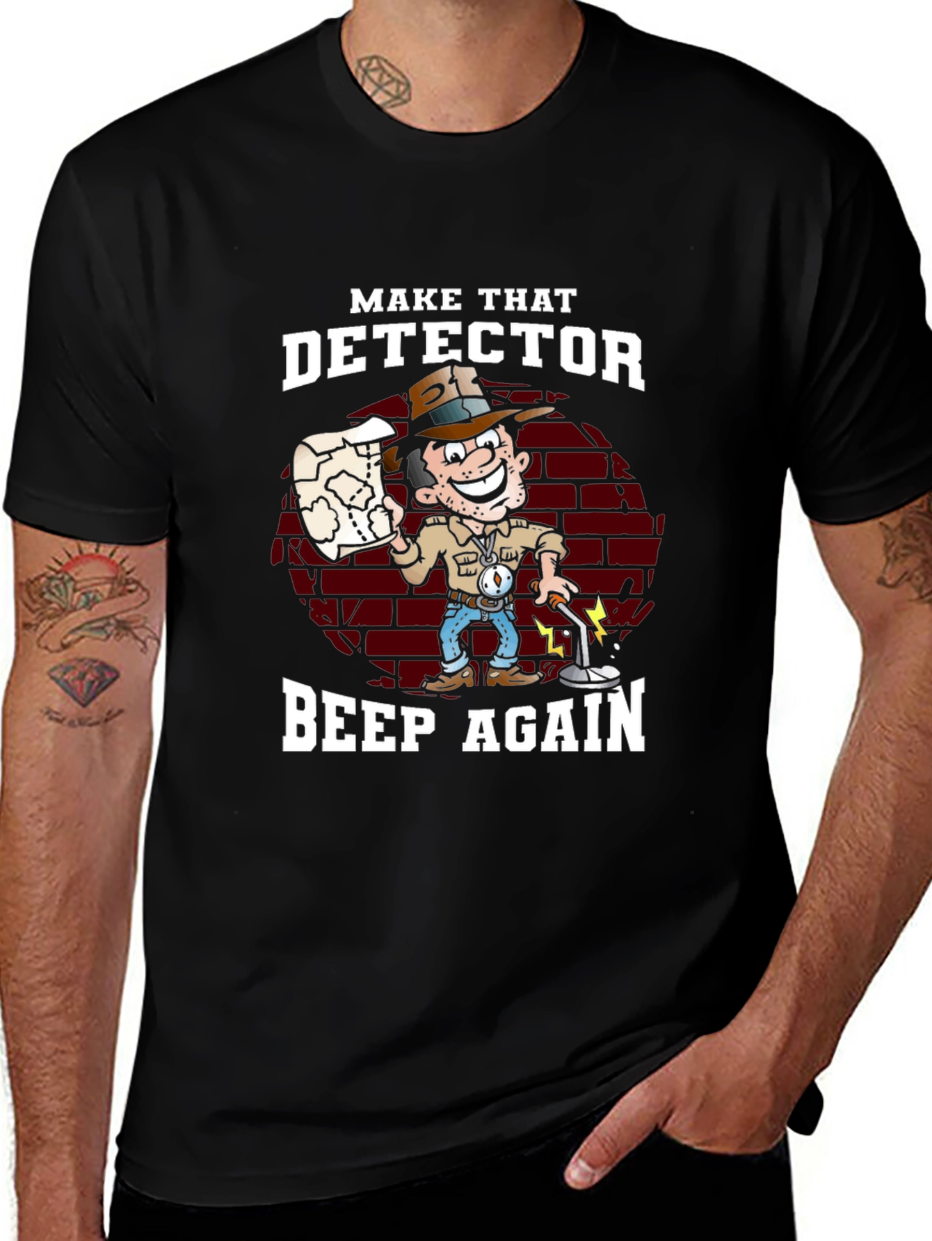Make That Detector Beep Again Graphic Tee