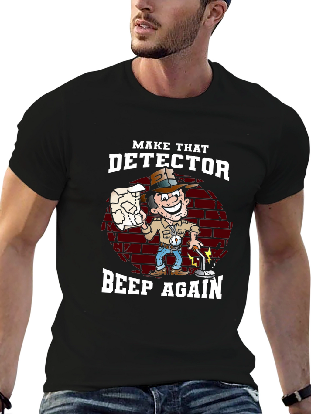 Make That Detector Beep Again Graphic Tee