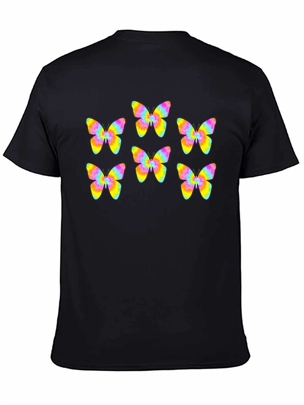Butterfly Tie-Dye Graphic T-Shirt