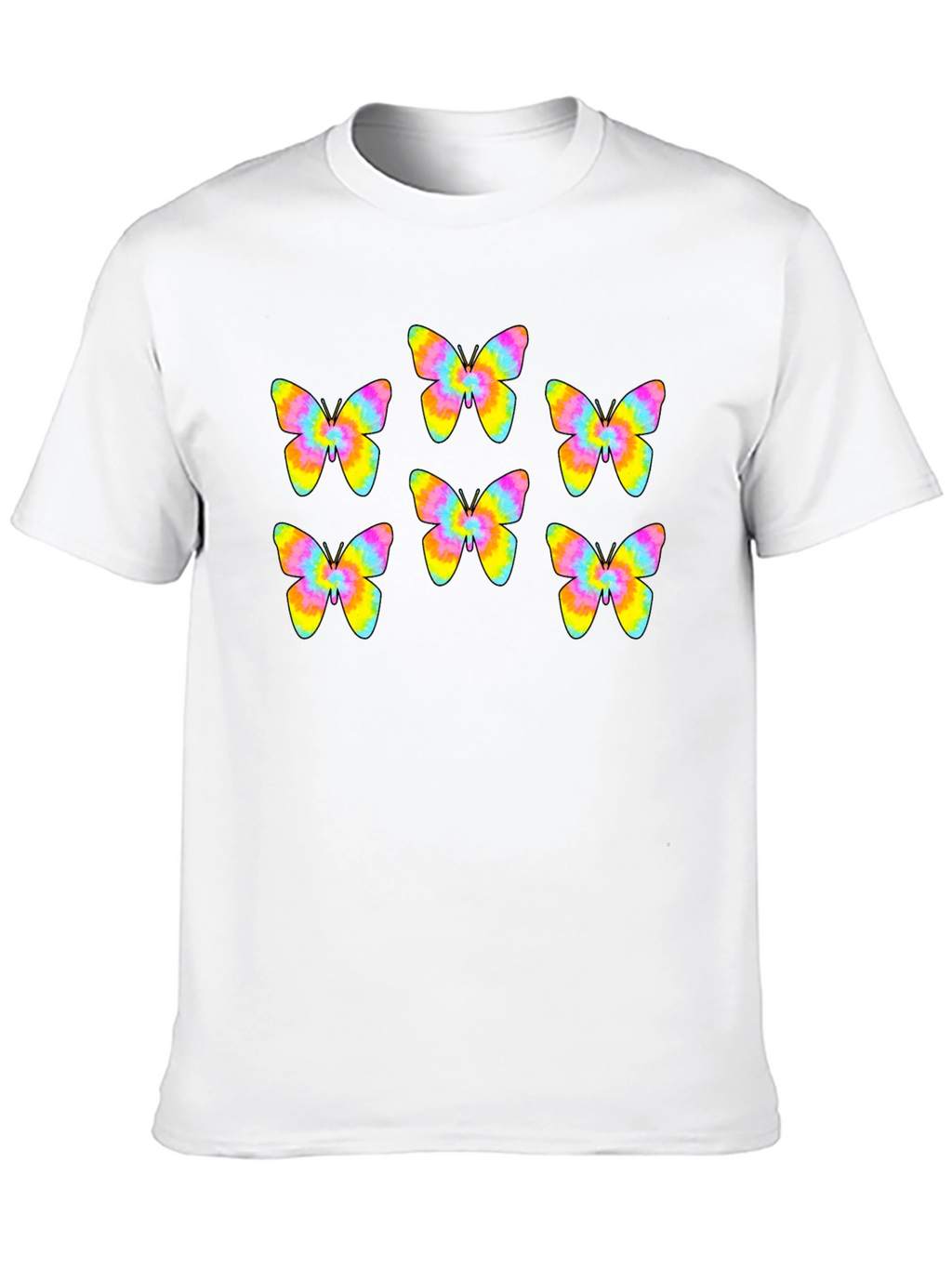 Butterfly Tie-Dye Graphic T-Shirt