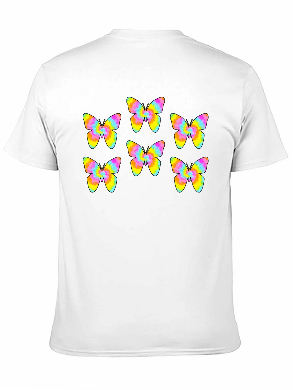 Butterfly Tie-Dye Graphic T-Shirt
