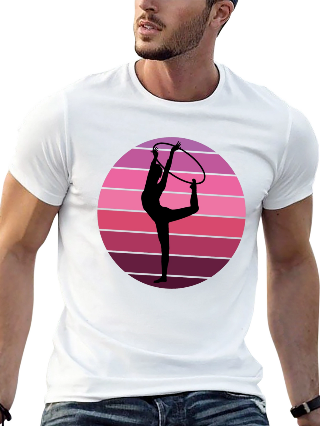 Retro Gymnast Sunset T-Shirt