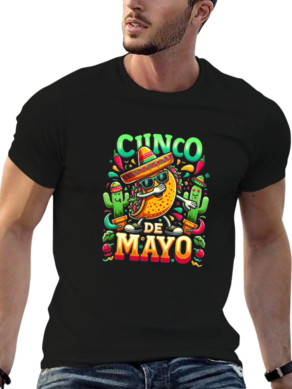 Cinco de Mayo T-Shirt - Black