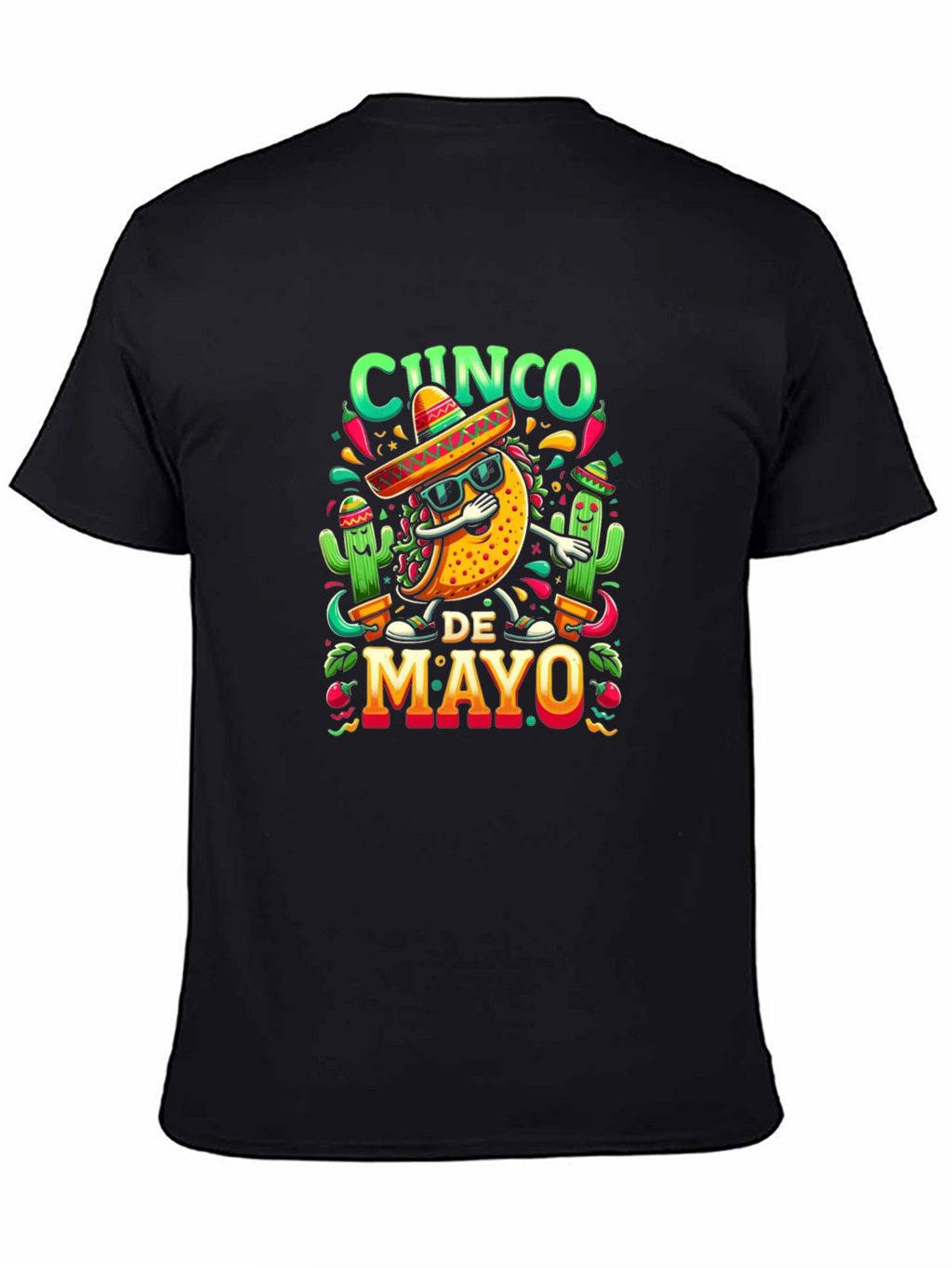 Cinco de Mayo T-Shirt - Black