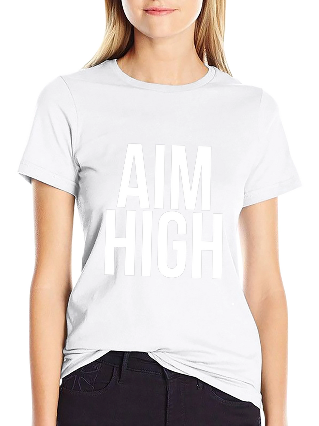 Aim High Graphic Tee - Black