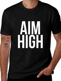 Aim High Graphic Tee - Black