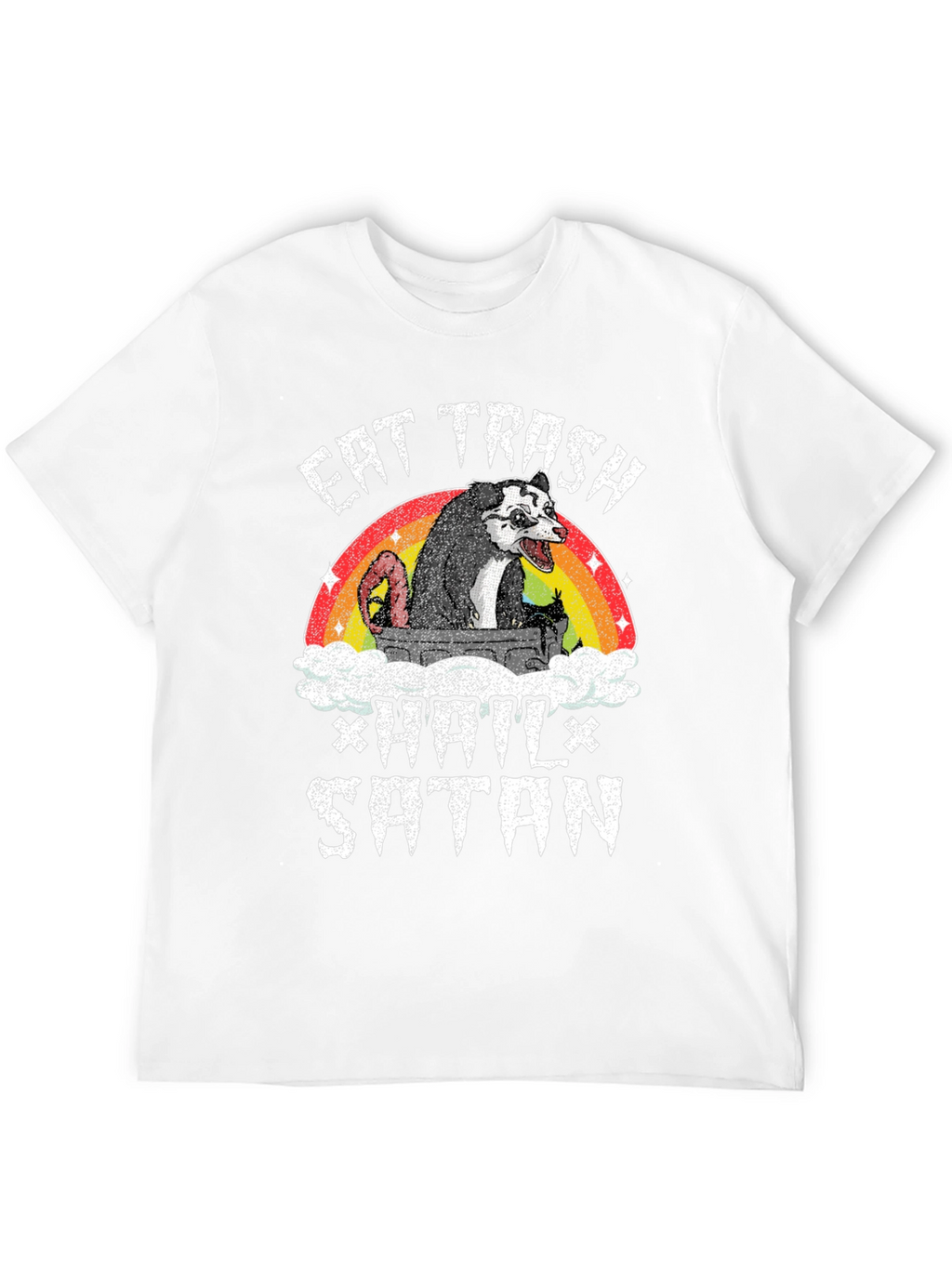 Eat Trash Hail Satan Opossum T-Shirt
