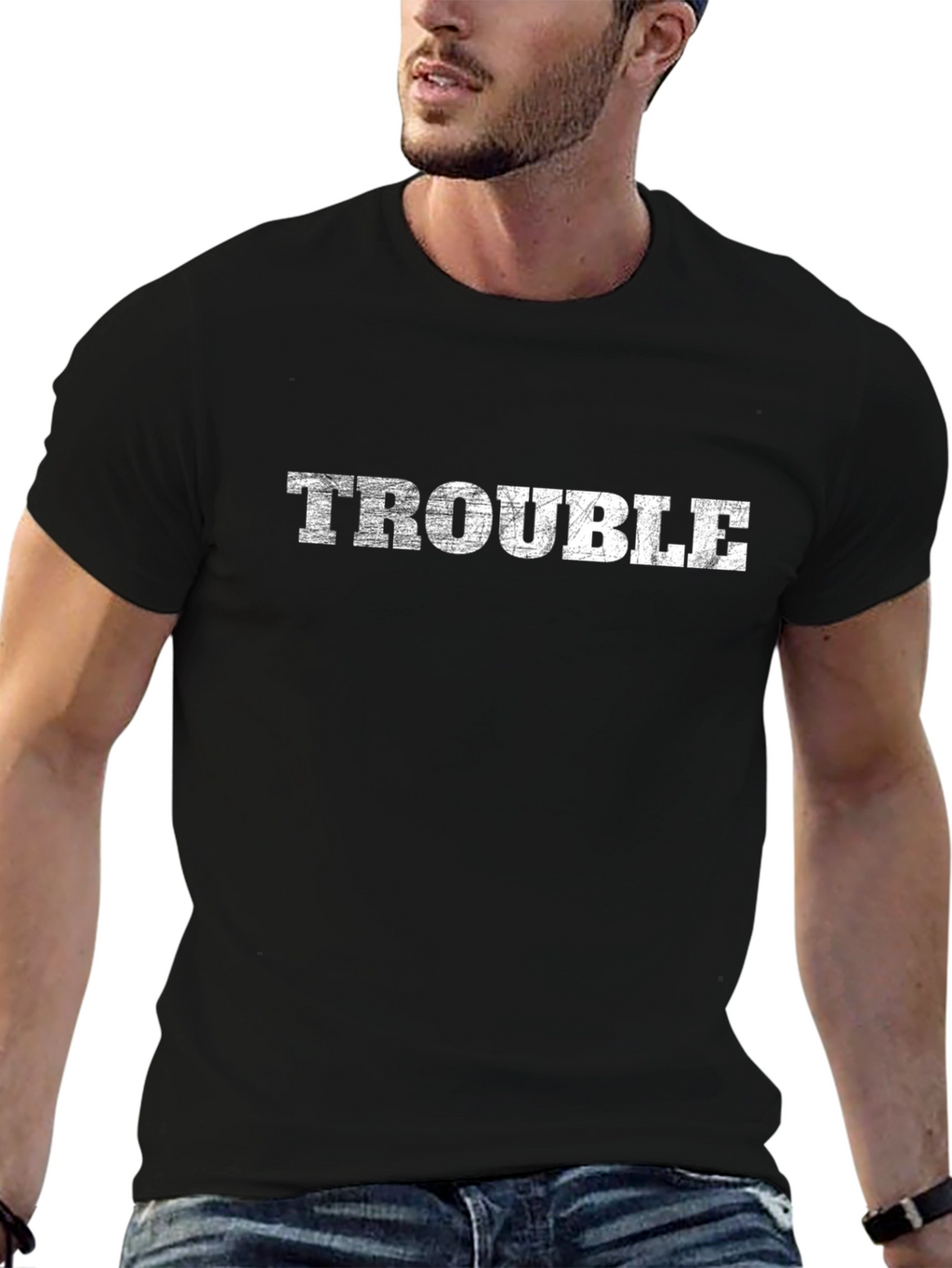 Trouble T-Shirt - Graphic Tee for Men