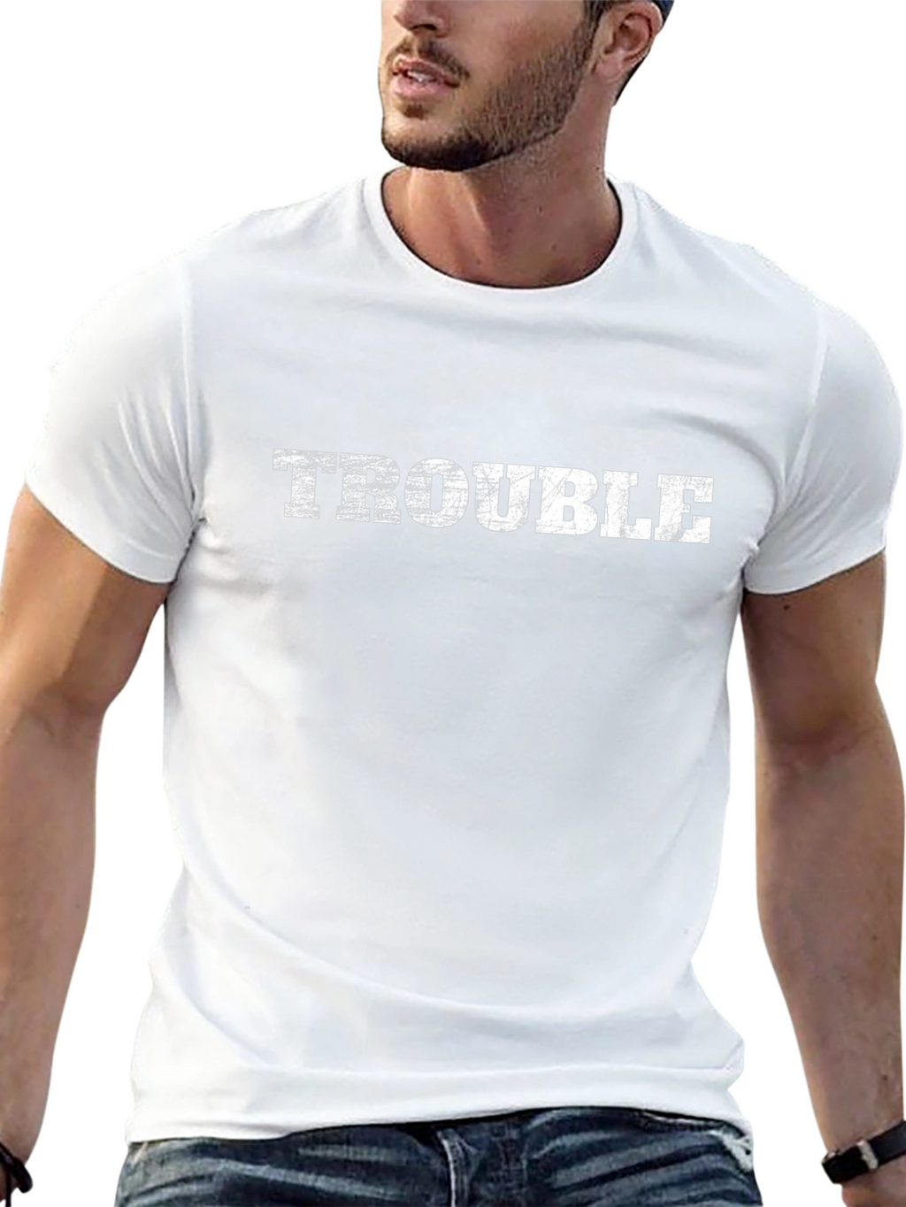 Trouble T-Shirt - Graphic Tee for Men