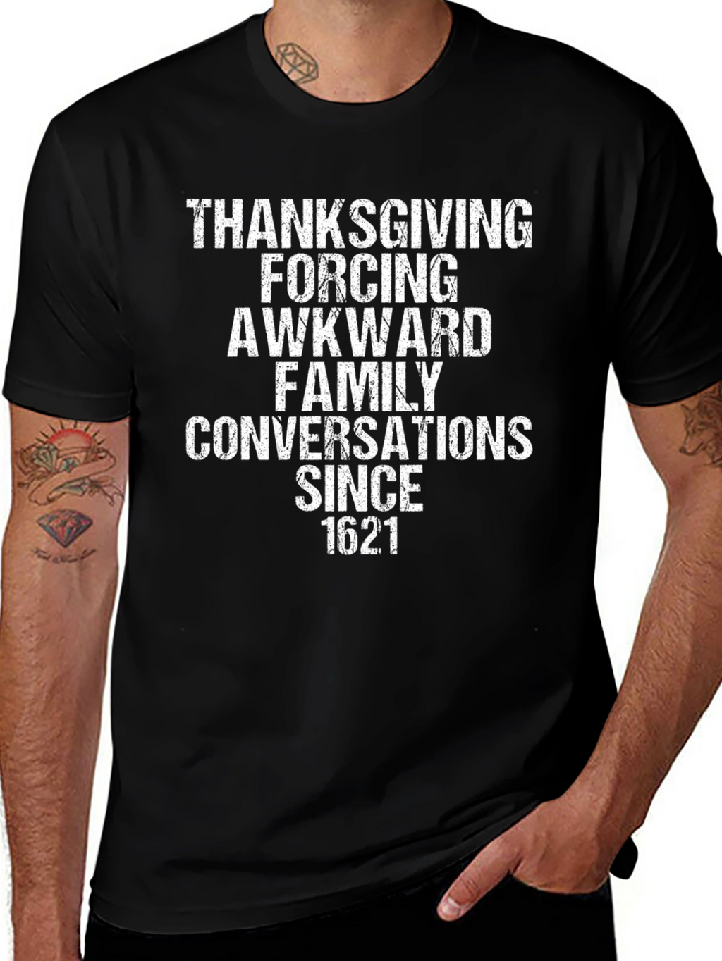 Thanksgiving Awkward Family Conversations T-Shirt