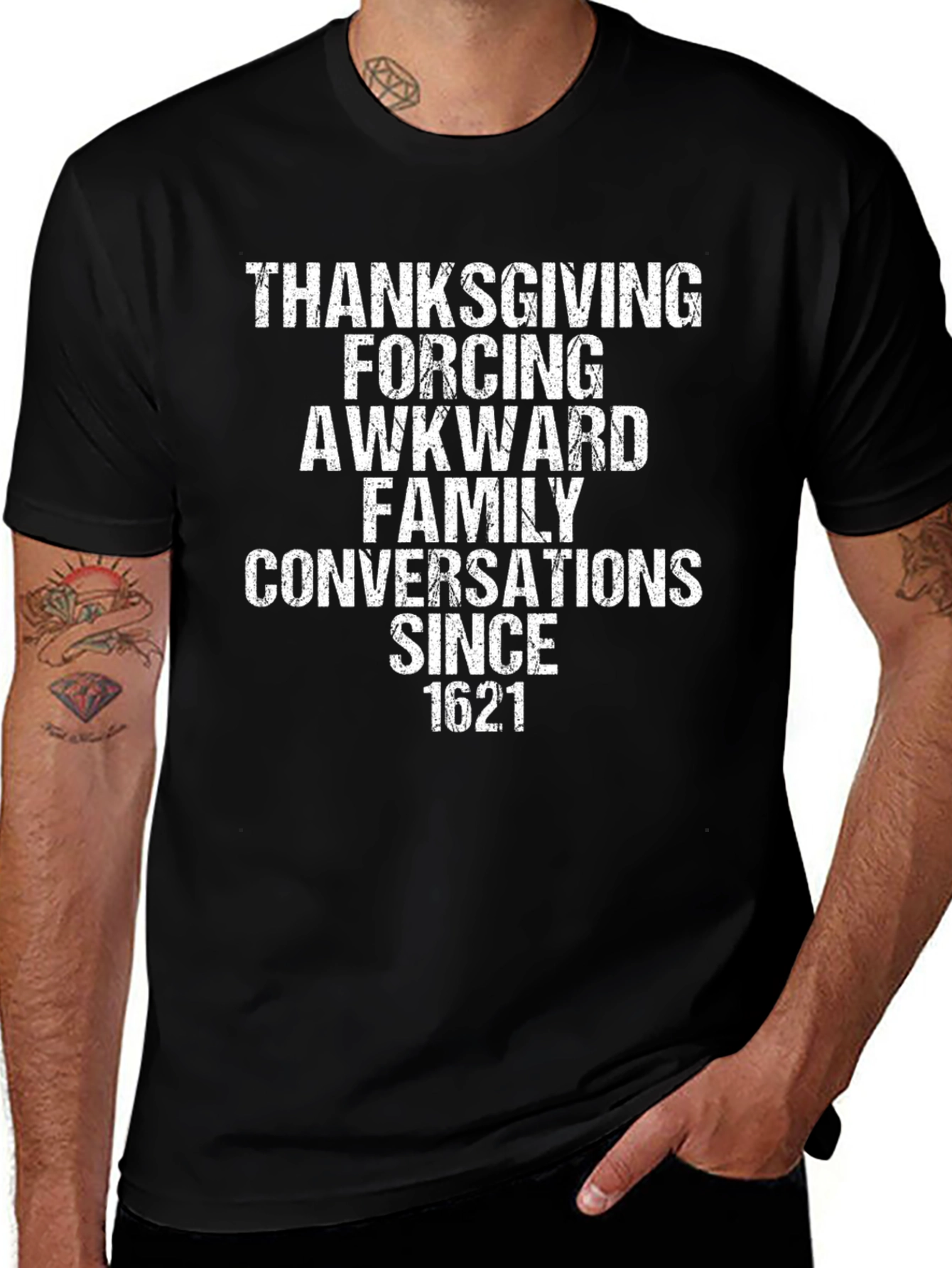Thanksgiving Awkward Family Conversations T-Shirt
