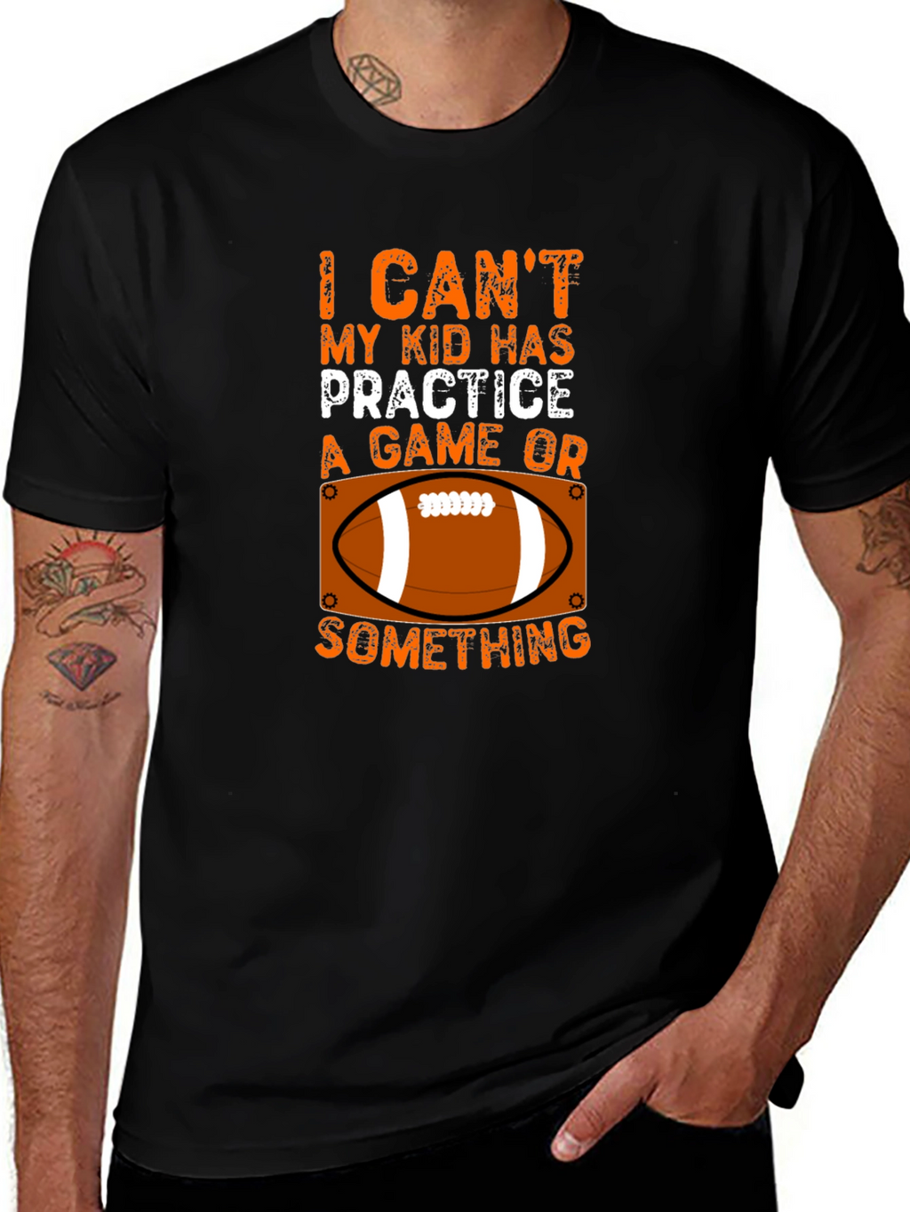 Funny Football Parent T-Shirt - My Kid Has Practice