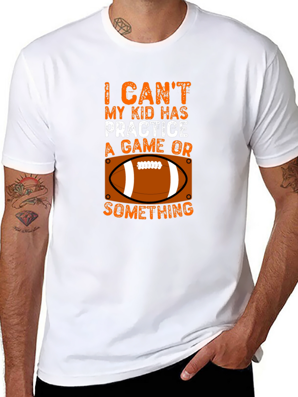 Funny Football Parent T-Shirt - My Kid Has Practice