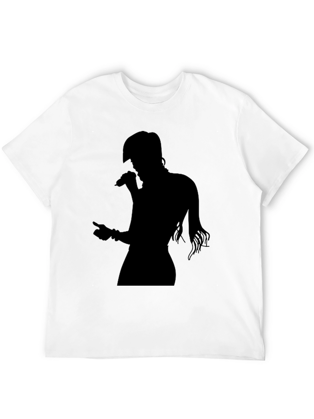 Singer Silhouette Black T-Shirt