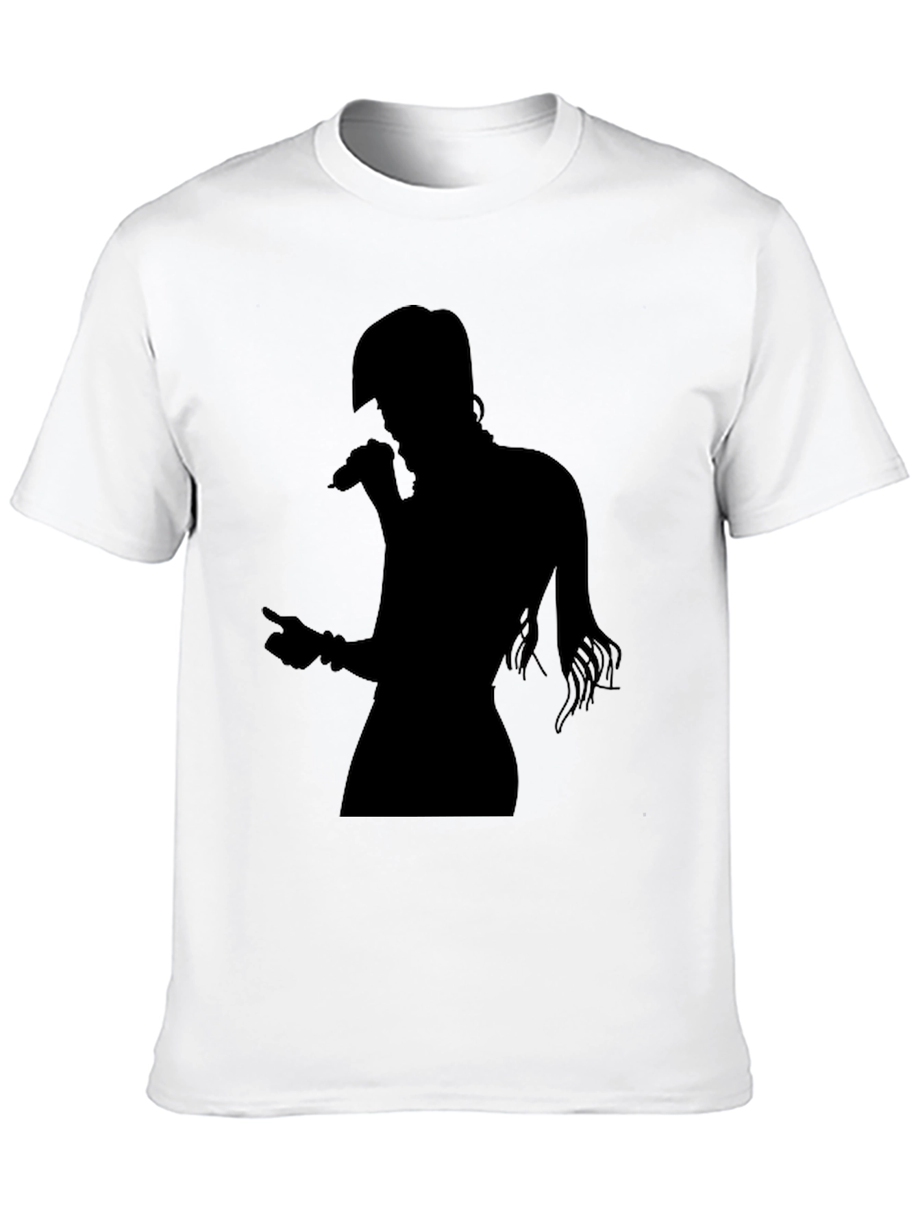 Singer Silhouette Black T-Shirt