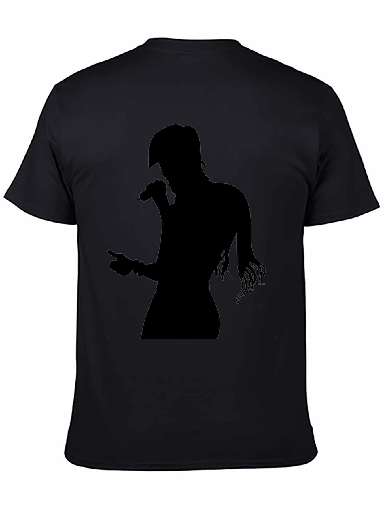 Singer Silhouette Black T-Shirt