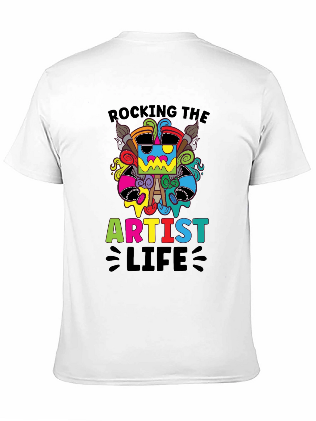 Rocking the Artist Life Black T-Shirt