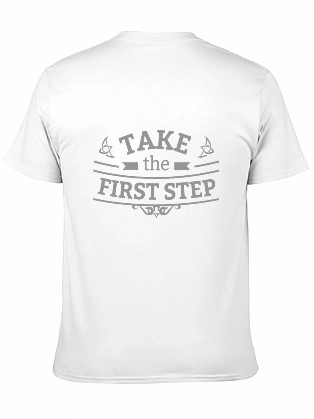 Take the First Step Graphic Tee - Black