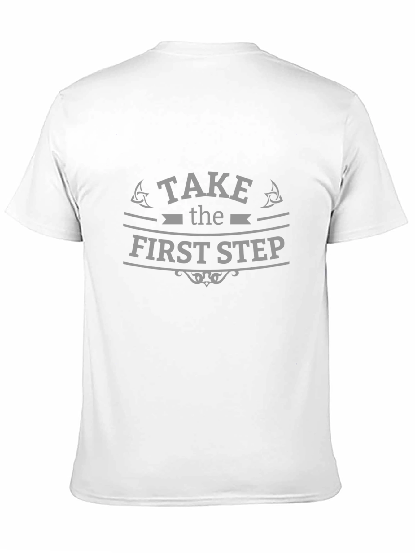 Take the First Step Graphic Tee - Black