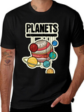 Planets Graphic T-Shirt - Space Lover Tee
