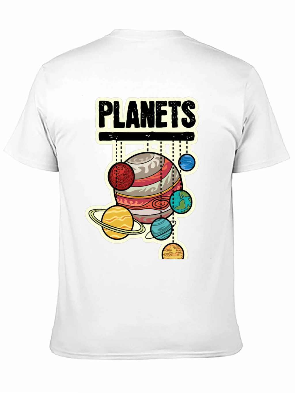Planets Graphic T-Shirt - Space Lover Tee