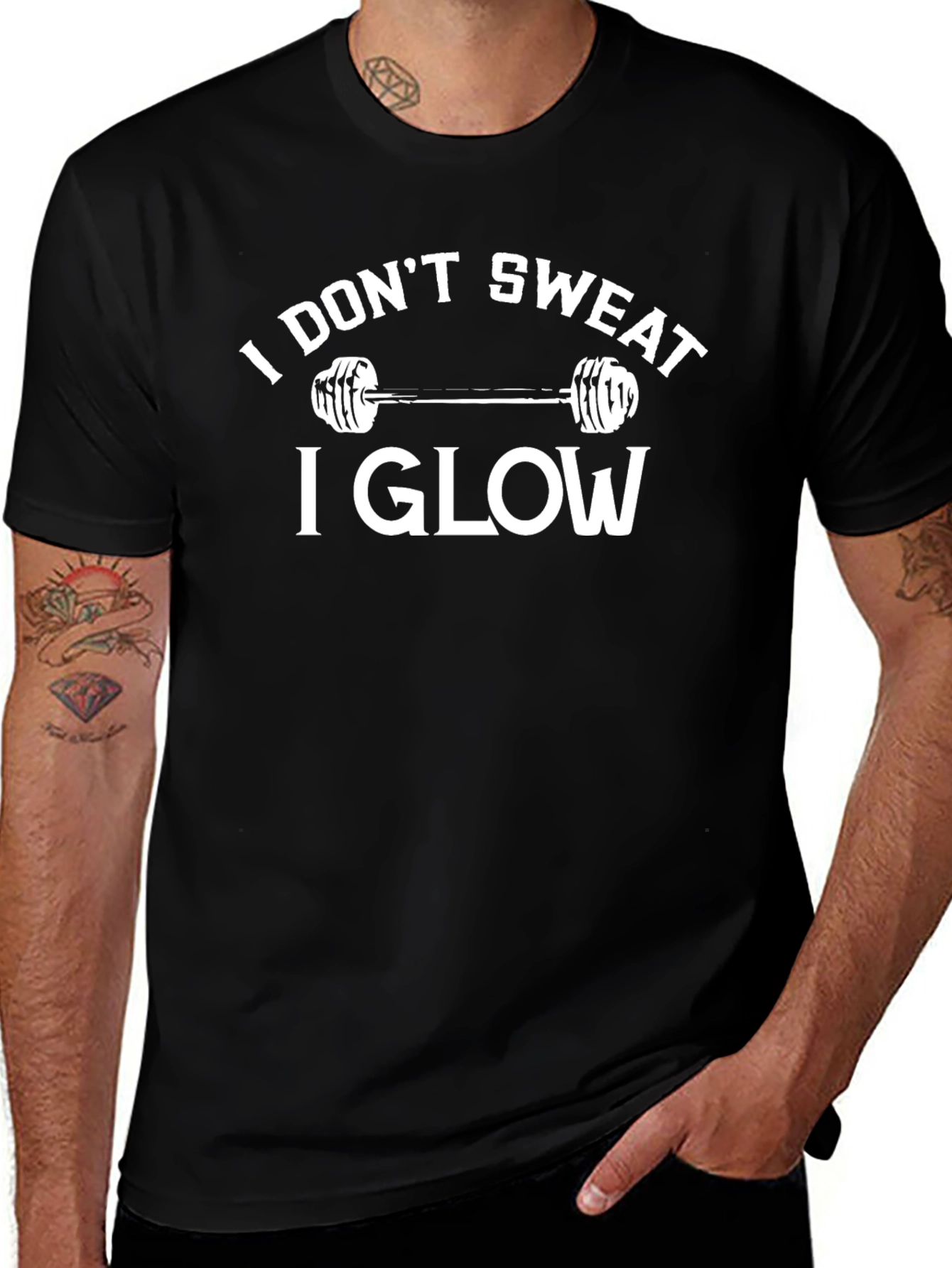 I Dont Sweat I Glow Gym T-Shirt