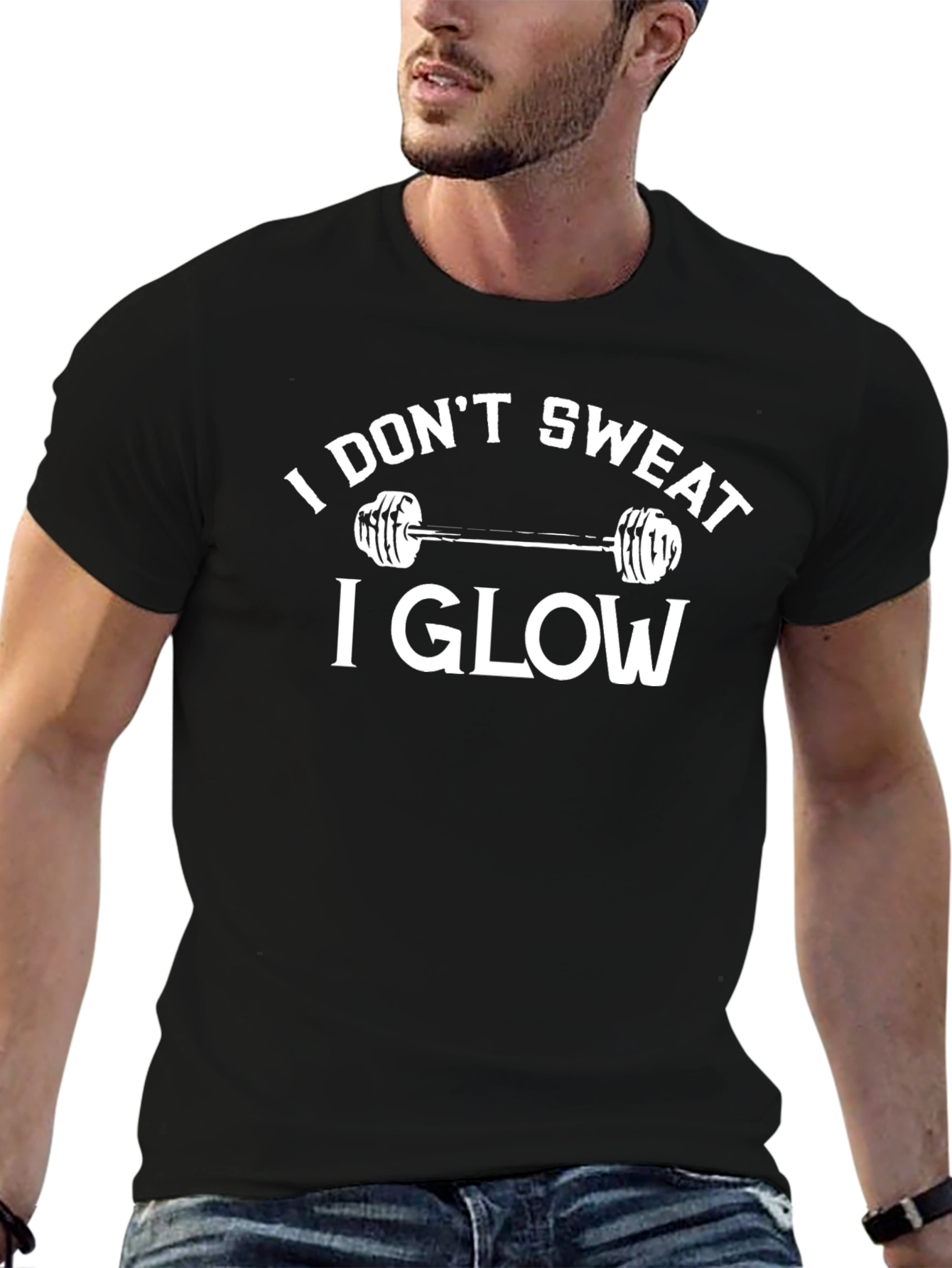 I Dont Sweat I Glow Gym T-Shirt