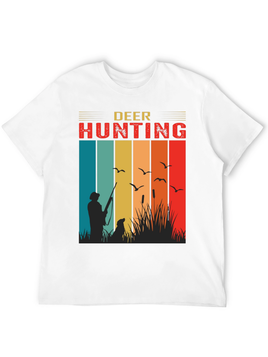 Deer Hunting Retro Style T-Shirt