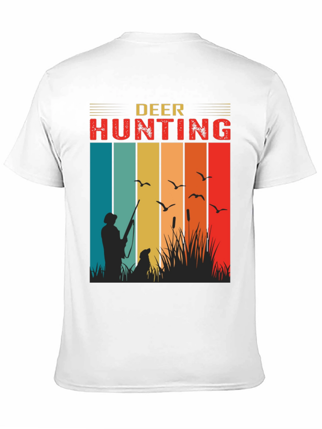 Deer Hunting Retro Style T-Shirt
