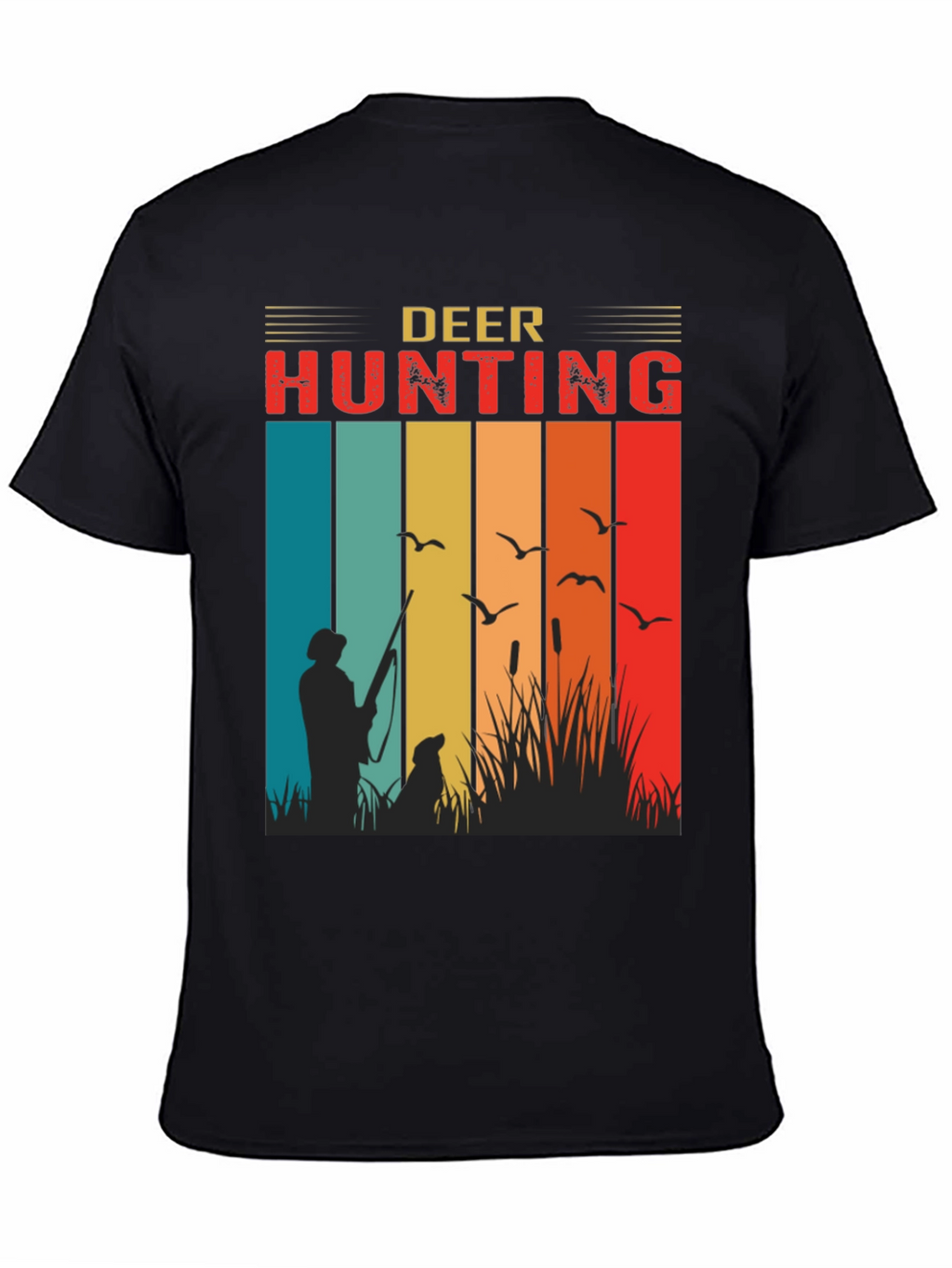 Deer Hunting Retro Style T-Shirt