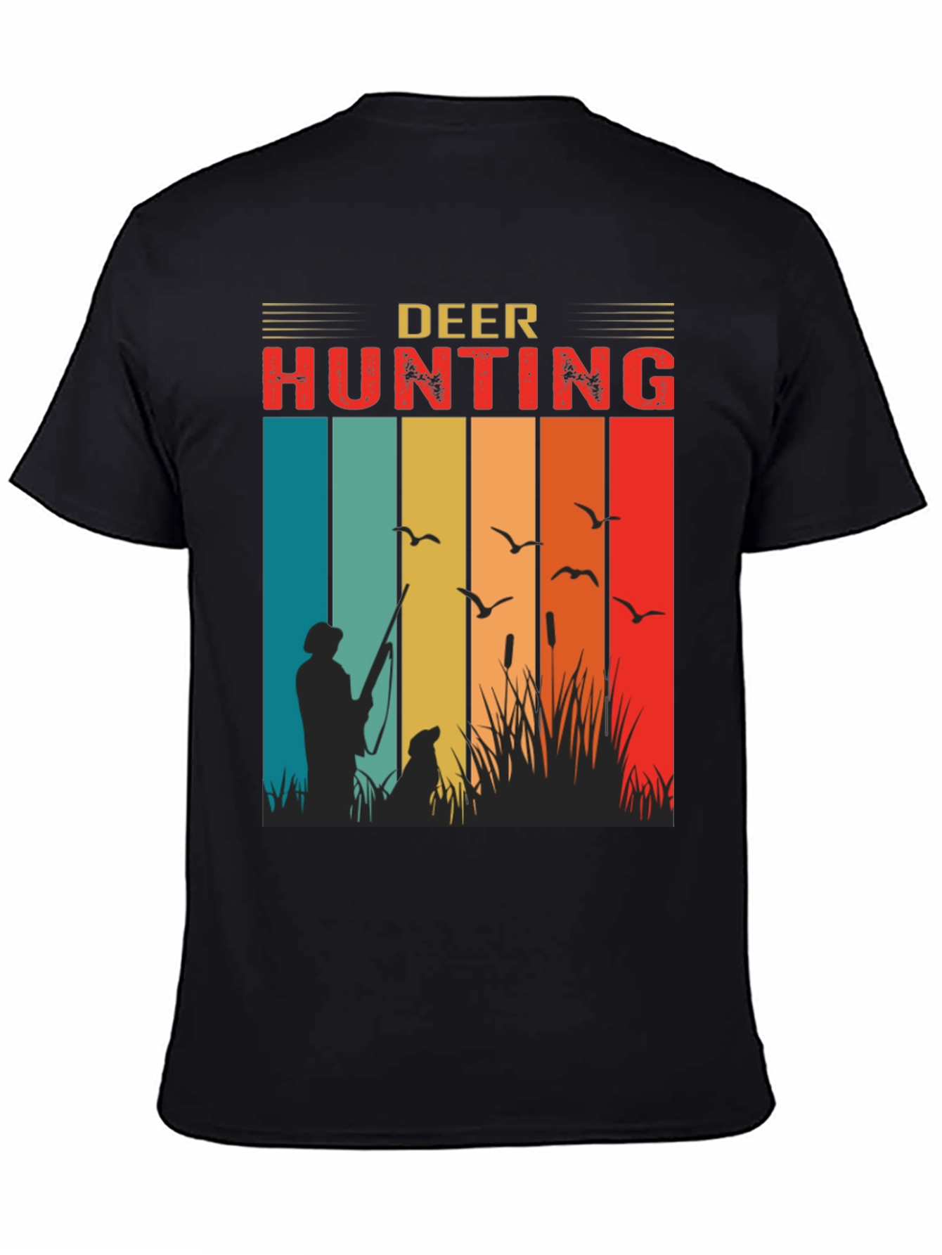 Deer Hunting Retro Style T-Shirt